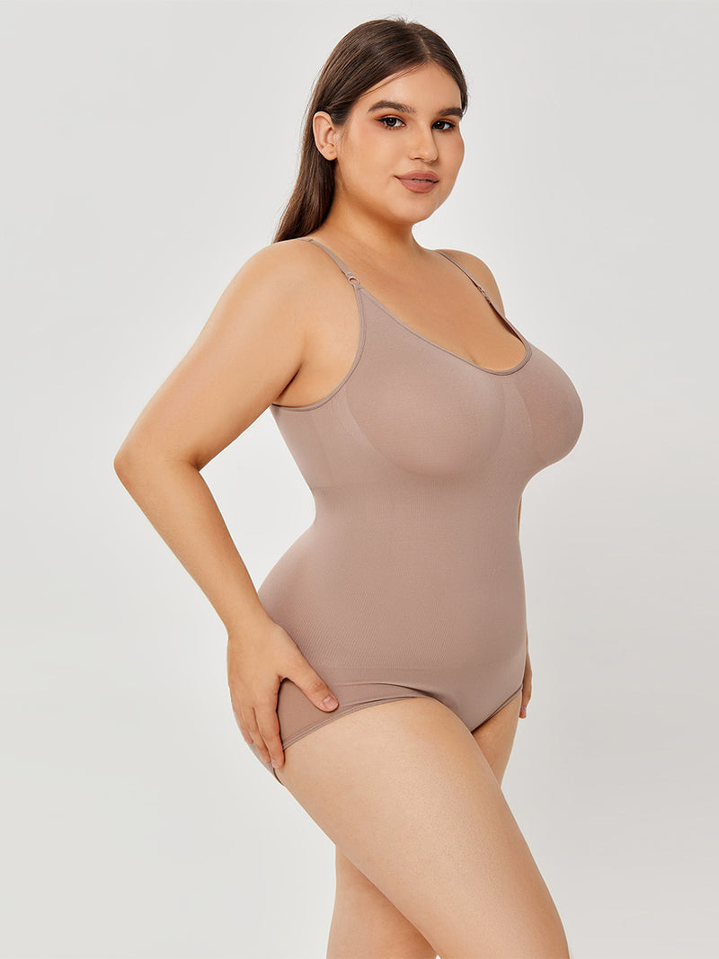 Tummy Control Full Bust Body Shaper Bodysuit Shapewear For Women