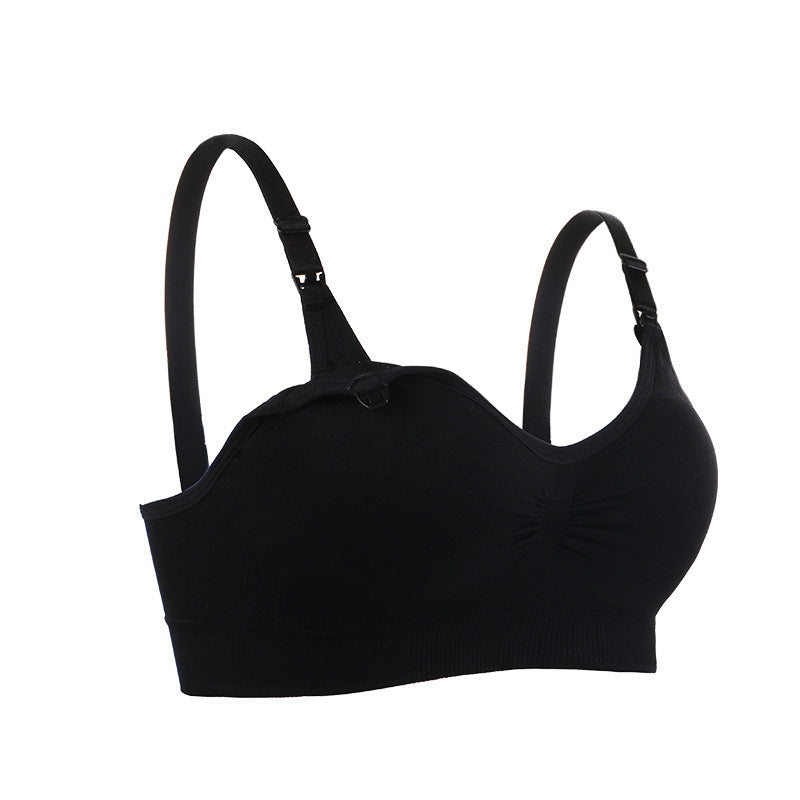 Women's Non-Steel Ring Seamless Nursing Bra